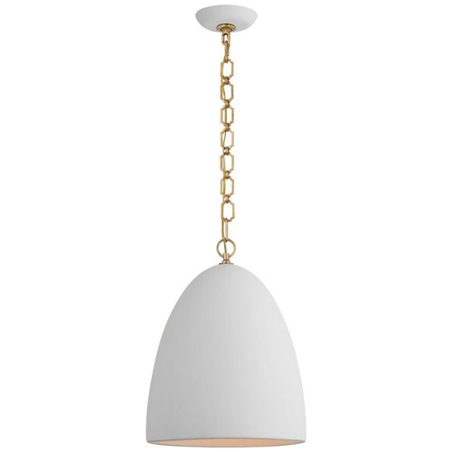 Visual Comfort & Co. Signature Collection Elliot Medium Dome Pendant, Visual Comfort & Co. Signature Collection SK 5351WHT D9ANQ 