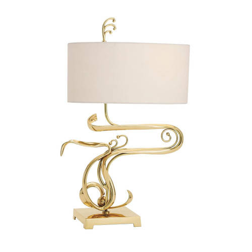 Global Views Fete Brass Table Lamp 