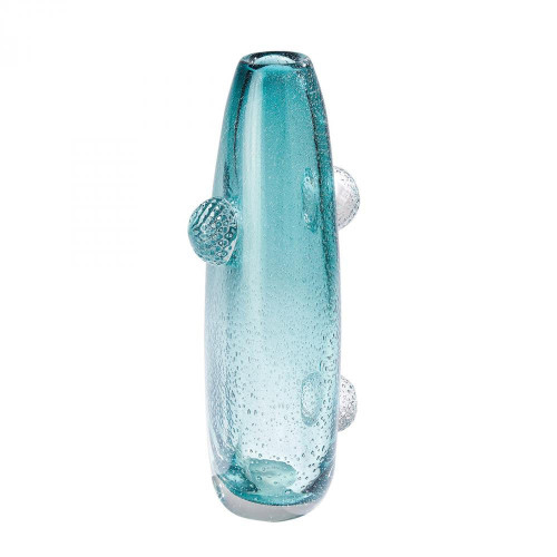 Global Views Pom Pom Azure Vase 
