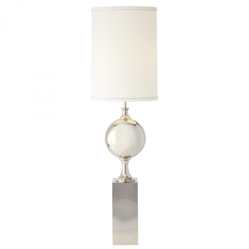 Global Views Big Pill Nickel Table Lamp 