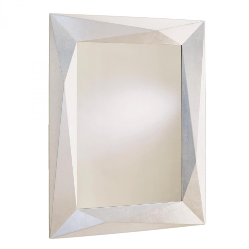 Global Views Angular Silver Leaf Mirror 