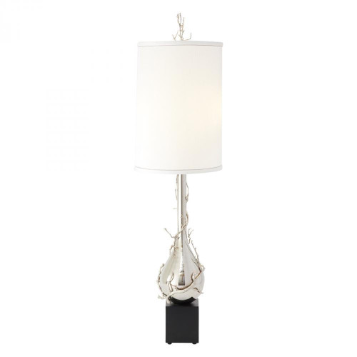 Global Views Twig Bulb Nickel Floor Lamp 