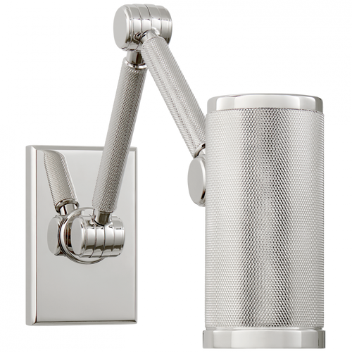 Ralph Lauren Barrett Polished Nickel Mini Double Arm LED Bed Light 