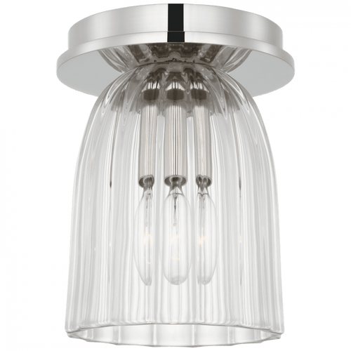 Visual Comfort & Co. Signature Collection Asalea 5" Solitaire Flush Mount, Visual Comfort & Co. Signature Collection ARN 4500PN-CG D9DND 