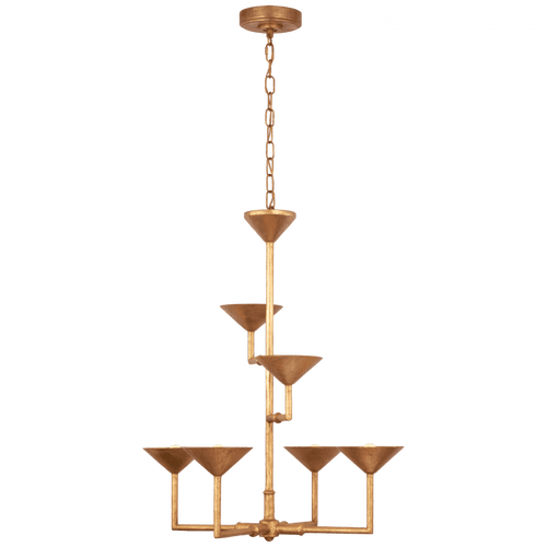 Visual Comfort & Co. Signature Collection Eleanor 30" Chandelier, Visual Comfort & Co. Signature Collection JN 5170AGL D9DLT 