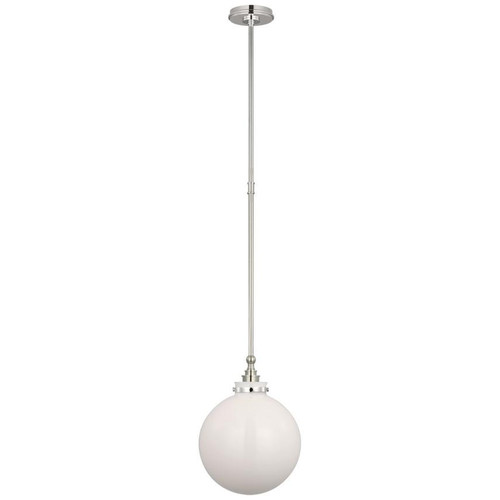 Visual Comfort & Co. Signature Collection Parkington 10" Globe Pendant, Visual Comfort & Co. Signature Collection CHC 5540PN-WG DD5G0 