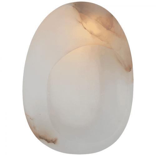 Visual Comfort & Co. Signature Collection Esculpa 14" Rounded Wall Light, Visual Comfort & Co. Signature Collection KW 2910ALB/PN DD5G9 