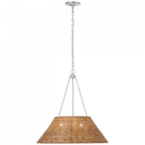 Visual Comfort & Co. Signature Collection Corinne 24" Woven Hanging Shade, Visual Comfort & Co. Signature Collection MF 5032PN-NTW D9APX 
