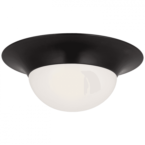 Visual Comfort & Co. Signature Collection Cluny 18" Flush Mount, Visual Comfort & Co. Signature Collection PCD 4001BZ-WG D9CN7 
