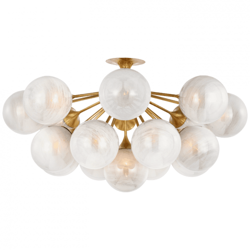 Visual Comfort & Co. Signature Collection Cristol 43" Flush Mount, Visual Comfort & Co. Signature Collection ARN 4404HAB-WG D9CNL 