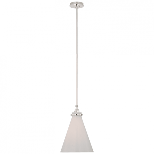 Visual Comfort & Co. Signature Collection Parkington 11" Conical Pendant, Visual Comfort & Co. Signature Collection CHC 5530PN-WG DD7FT 