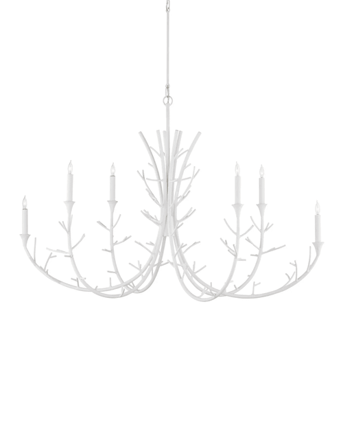 Currey and Company Twiggy Oval Chandelier 