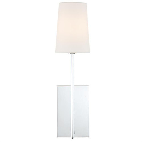 Lena 1 Light Wall Sconce - Polished Chrome 18"H