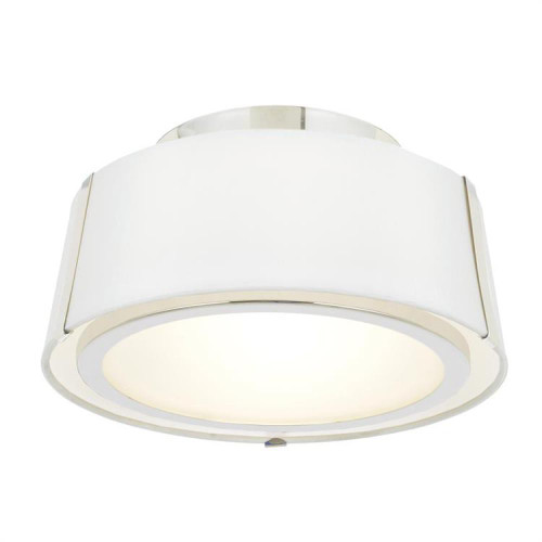 Fulton Semi Flush Mount - Polished Nickel 6"H