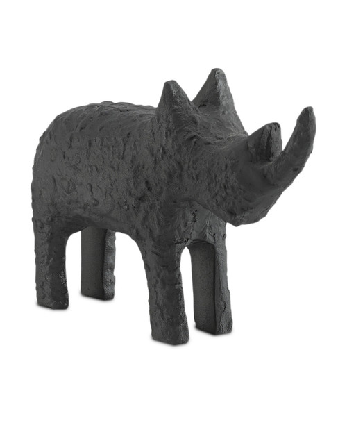 Kano Large Black Rhino Currey and Company 1200-0064