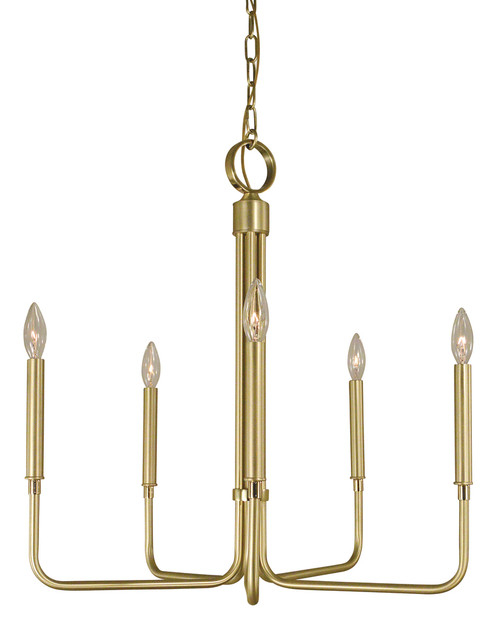 Lara Chandelier, 5-Light, Pewter, 24"W (4955 SP/PN 9U311)
