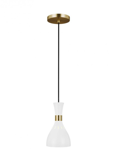 Joan Mini Pendant, 1-Light, Matte White, 6.25"W (EP1141MWT 706U0LF)