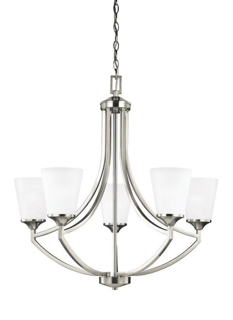 Five Light Chandelier, Generation Lighting - Seagull 3124505EN3-962 9VR62