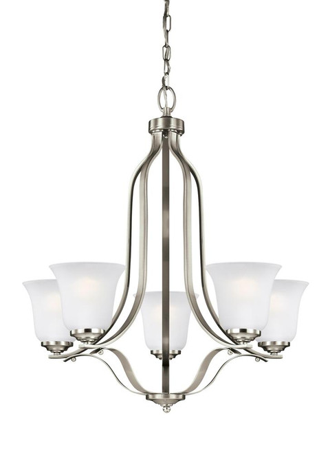 Five Light Chandelier, Generation Lighting - Seagull 3139005EN3-962 9VT4L