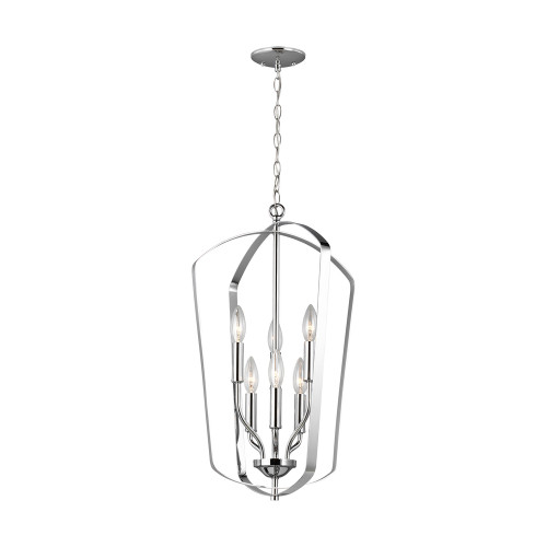 Medium 6-Light Hall / Foyer, Generation Lighting - Seagull 5134906-05 A1TGY