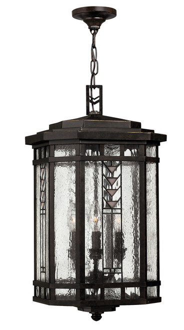 Tahoe Outdoor Hanging Lantern, 4-Light, Regency Bronze, 22.5"H (2242RB 8XNN)