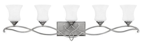 Brooke Bath Vanity Light, 5-Light, Antique Nickel, 41.5"W (5005AN VDK6)