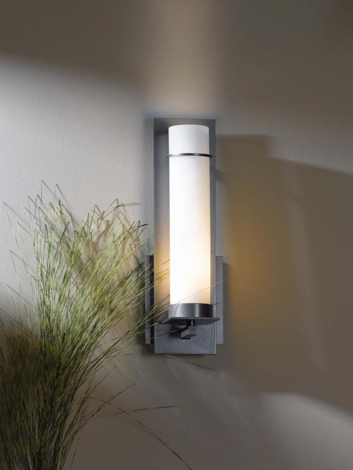 New Town Wall Sconce, 1-Light, Bronze, Opal Glass, 12.75"H (204260-SKT-05-GG0186 9ZUPH)