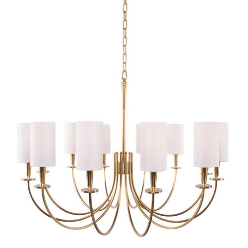 Mason Chandelier Antique Brass
