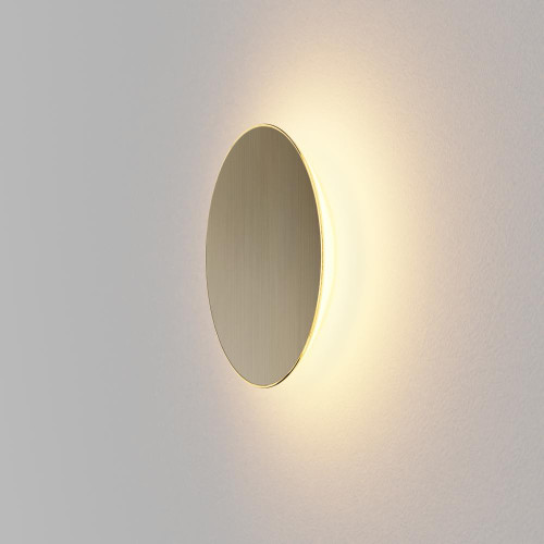 Ramen Wall Sconce, LED, Brushed Nickel, 9"H (RMW-09-SW-BNI-HW 407UFLT)