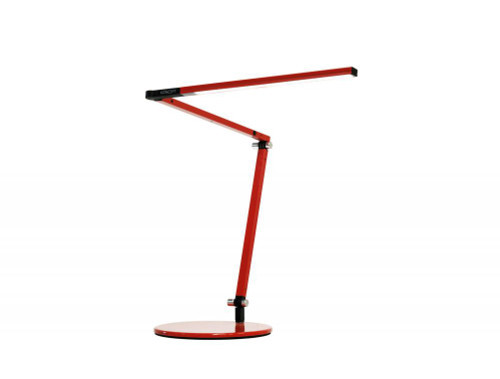 Z-Bar Mini Desk Lamp, Hardwire Wall Mount, Warm Light, LED, Red, 12.75"H (AR3100-WD-RED-HWS 407UAR3)