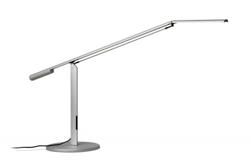 Equo Desk Lamp, Cool Light, LED, Silver, 24.5"H (ELX-A-C-SIL-DSK 407U8T5)