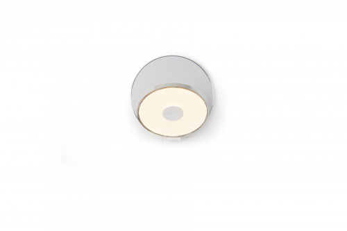 Gravy Wall Sconce, LED, Chrome, Silver Plate, 5"H (GRW-S-CRM-SIL-HW 407UGL1)