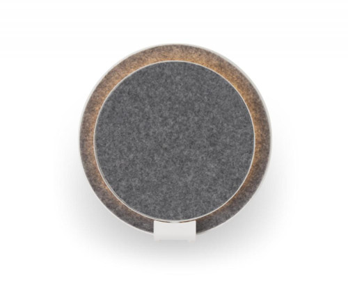 Gravy Wall Sconce, LED, Matte White, Oxford Felt Plate, 5"H (GRW-S-MWT-OXF-HW 407U9QM)