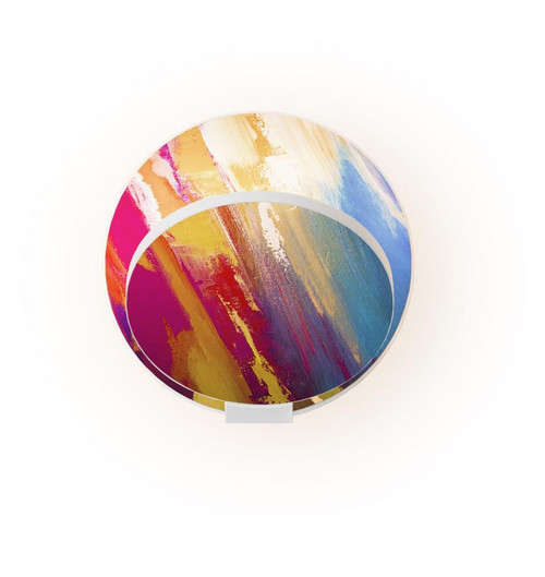 Gravy Wall Sconce, LED, Matte White, Paintable Plate, 5"H (GRW-S-MWT-PTB-HW 407UFLF)