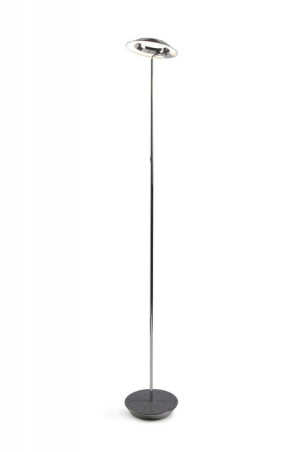 Royyo Floor Lamp, LED, Chrome, Oxford Felt Base, 45.5"H (RYO-SW-CRM-OXF-FLR 407UEN4)