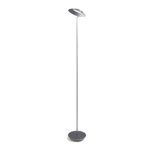 Royyo Floor Lamp, LED, Silver, Oxford Felt Base, 45.5"H (RYO-SW-SIL-OXF-FLR 407UEMY)