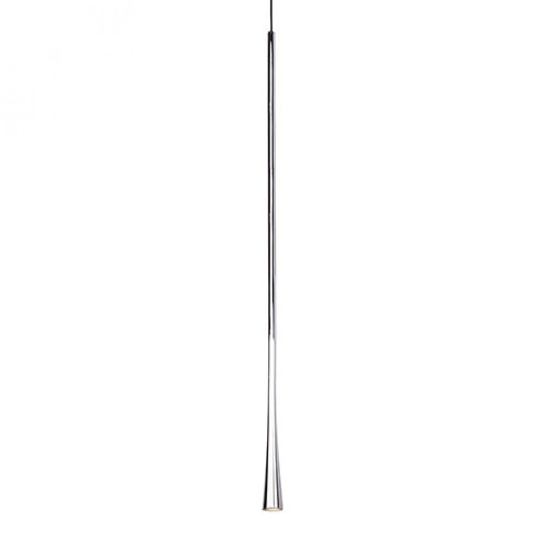 Taper 32-in Chrome LED Pendant