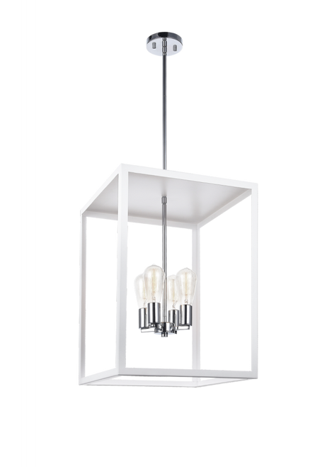 Flare Pendant, 4-Light, White, 16"W (C76004WH 305XK2C)