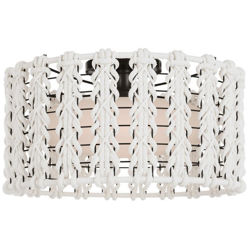 Visual Comfort & Co. Signature Collection Catania 17" Flush Mount, Visual Comfort & Co. Signature Collection FW 4030BZ/WG-CR DD8E5 
