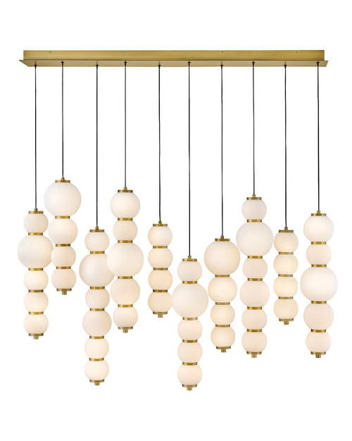 Hinkley Trigo Large Multi Light Linear Chandelier 