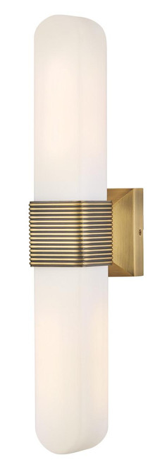 Hinkley Cotes Large LED Sconce Lacquered Brass 
