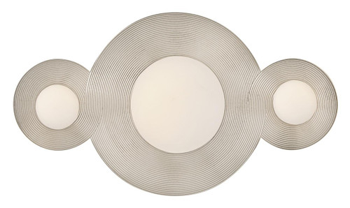 Hinkley Rhea Small LED Vanity Polished Nickel 10.0"W x 5.25"H x 4.0"L 