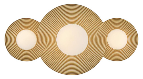 Hinkley Rhea Small LED Vanity Heritage Brass 18.0"W x 10.0"H x 6.25"L 