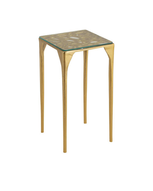 Currey and Company Honeycomb Drinks Table 