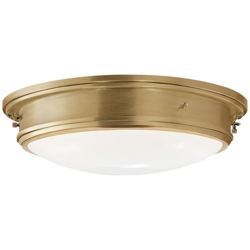 Visual Comfort & Co. Signature Collection Marine Porthole Large Flush Mount, Visual Comfort & Co. Signature Collection RL19024BN DD8FQ 