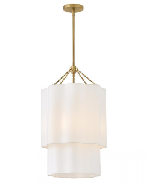 Hinkley Gwen Large Pendant Lacquered Brass 