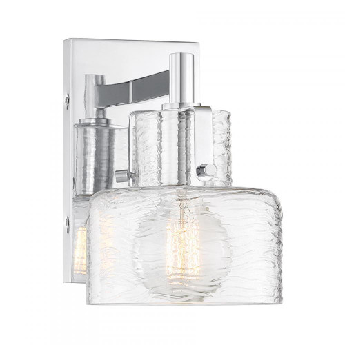 Savoy House Dover 1-Light Wall Sconce in Chrome, Savoy House 9-1030-1-11 APUDH 