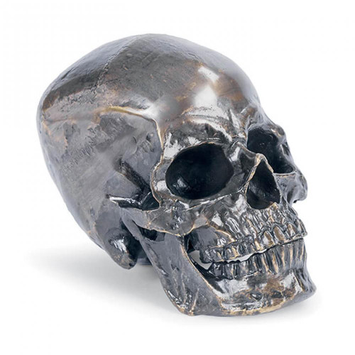 Metal Skull, Bronze, 6.25"H (20-1034BZ 504X3YK)