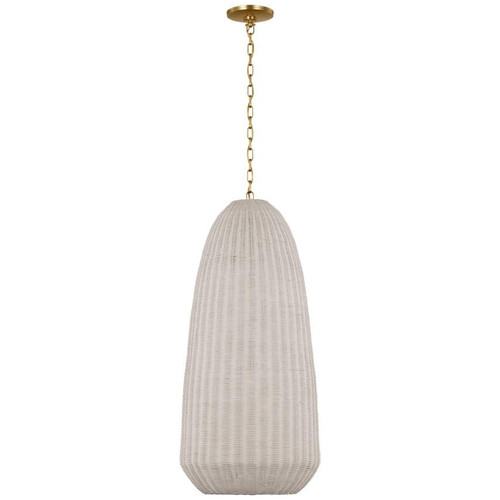 Visual Comfort & Co. Signature Collection Kokomo 20" Elongated Pendant, Visual Comfort & Co. Signature Collection CHC 5656AB-CLW N1Y4J 