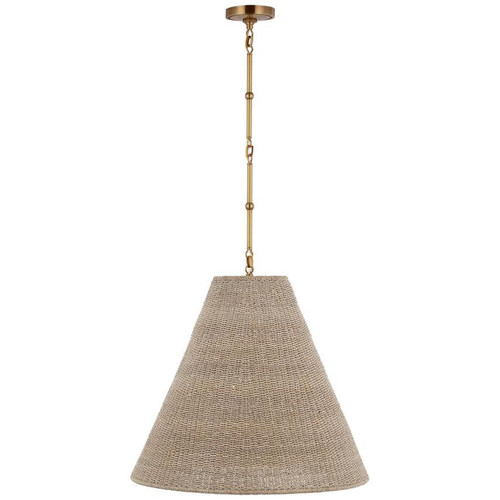 Visual Comfort & Co. Signature Collection Goodman Large Hanging Lamp, Visual Comfort & Co. Signature Collection TOB 5014HAB-ASH DDE95 
